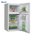 Smad 88L Hotel Mini Double Door Refrigerator / Gray Mini Fridge